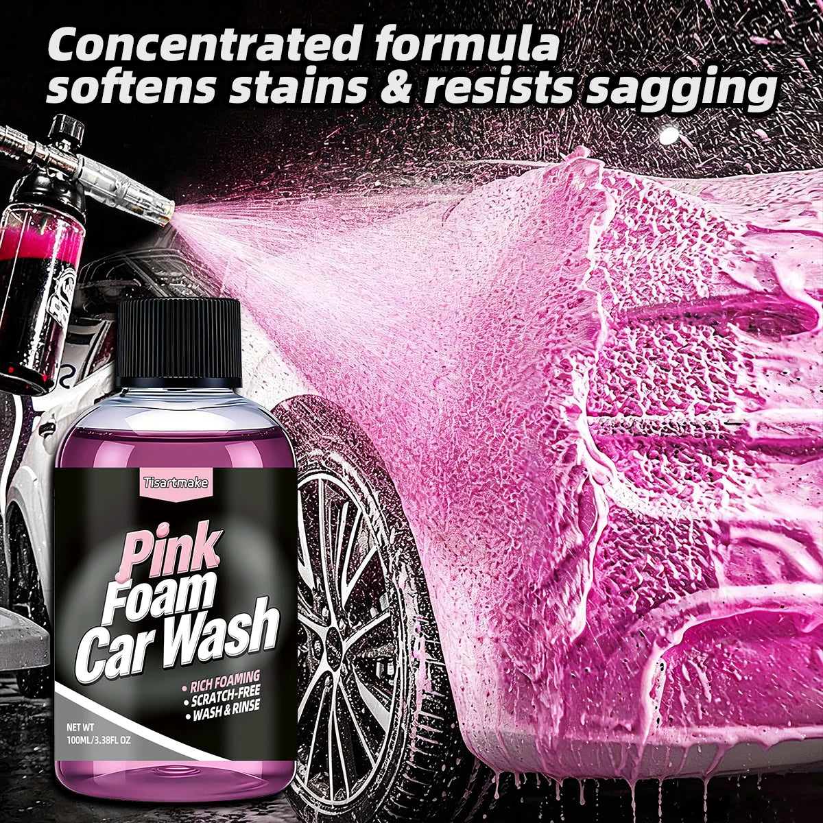 Touchless Active-Foam Car Wash Shampoo
