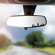 Cute Kitten Rearview Mirror Vinyl Decal