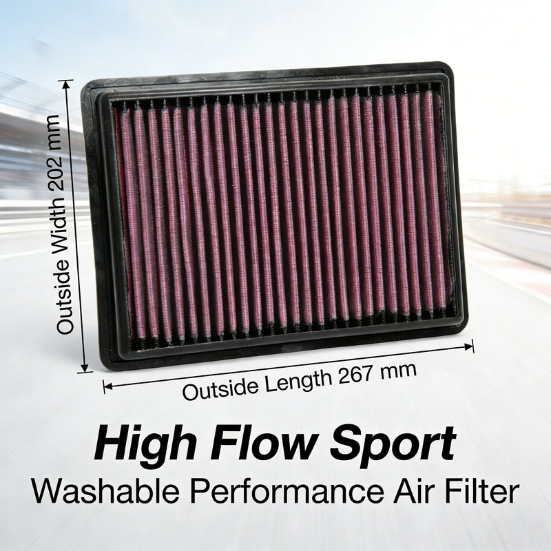 High-Flow Engine Air Filter for Chevrolet Equinox/GMC Terrain 2017-2026