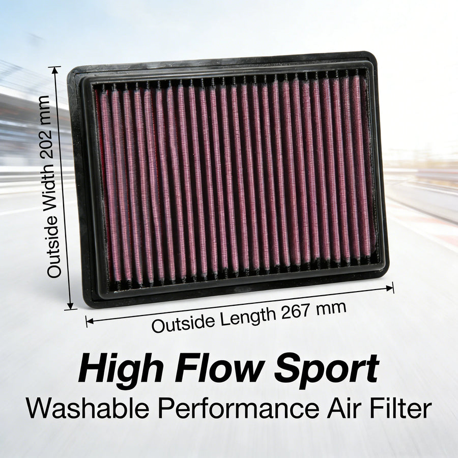 High-Flow Engine Air Filter for Chevrolet Equinox/GMC Terrain 2017-2026