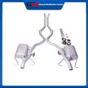 304 Stainless Steel Valved Cat-Back Exhaust System for Mercedes-Benz 2013-2017