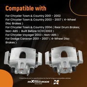 Front Brake Caliper Set for Dodge Grand Caravan 2001-2007