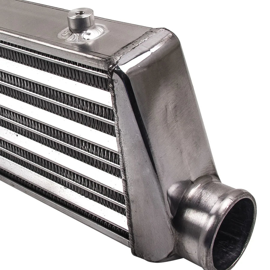 Universal Intercooler & 2.5-Inch Piping Kit with Type-S BOV