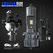 2-Piece LED Projector Headlight Bulb for H4