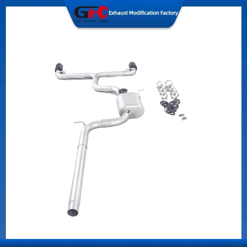 304 Stainless Steel Exhaust Pipe for Audi A3, Golf 7, Golf 7.5, Golf 8, Golf 7gti, Golf 7.5gti, Golf 8gti Mk7 Mk8