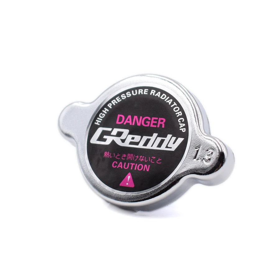 GReddy-Style 1.3 kg/cm² Silver High-Pressure Radiator Cap
