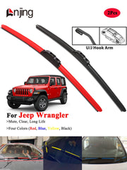 Windshield Wiper Blade Set for Jeep Wrangler TJ JK JL -Now and Newer 1986