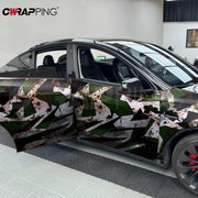 Rust Camouflage Automotive Vinyl Wrap – Multiple Sizes
