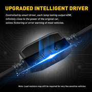 2-Piece H4/H7/H11/H13/9005/9006 LED Headlight Bulb – 6500K, CANBUS