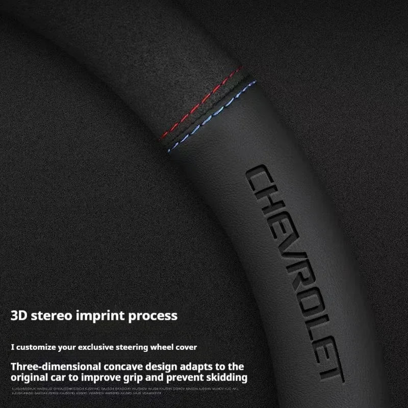Steering Wheel Cover for Chevrolet Models – 37.5–38 cm