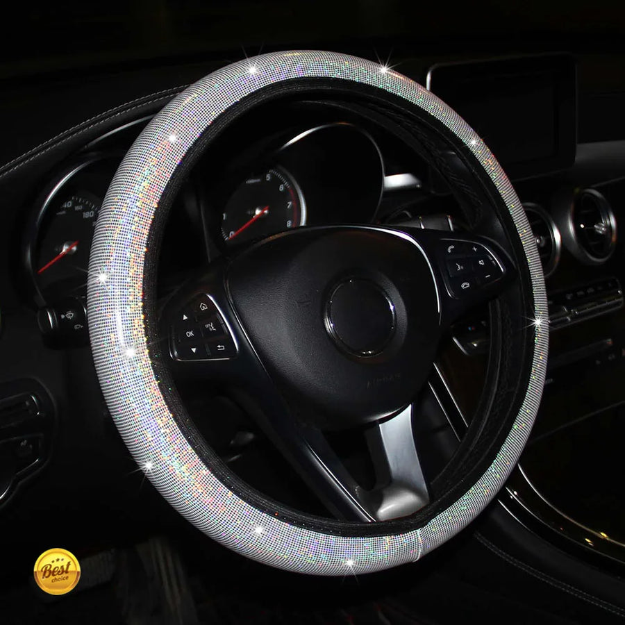 Steering Wheel Cover – PU leather, 15 inch, 15 inch