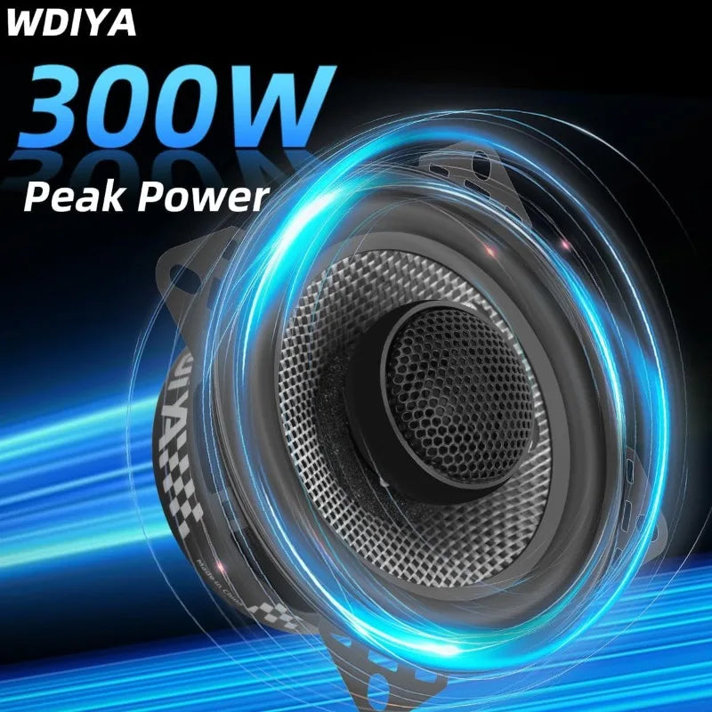 4-Inch 300W Coaxial Car Speakers