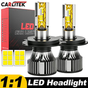 2-Piece H1/H3/H4/H7/H11/9005 LED Headlight Bulb – 6000K, CANBUS