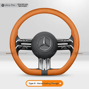 Nappa Steering Wheel Cover for MERCEDES-BENZ GLA GLB GLC GLE-Class A C E S Class