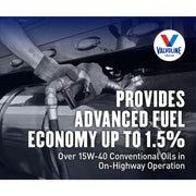 Valvoline Premium Blue Extreme Full Synthetic 5W-40 Diesel Oil, 1 Gallon Case of 3
