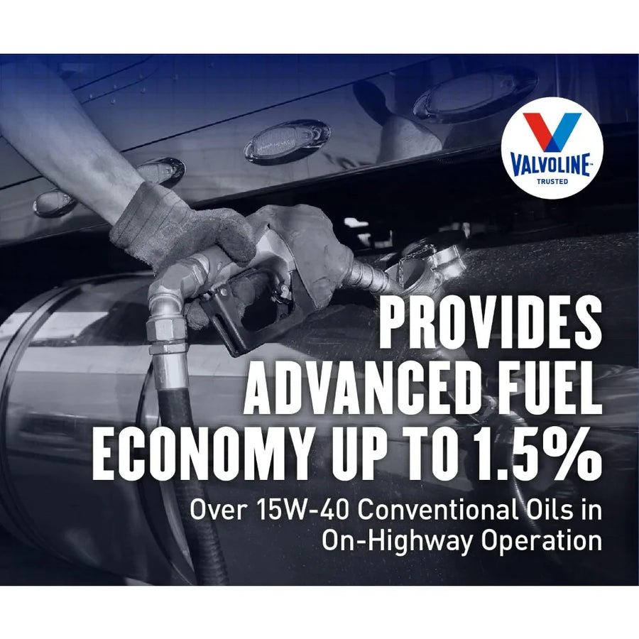 Valvoline Premium Blue Extreme Full Synthetic 5W-40 Diesel Oil, 1 Gallon Case of 3
