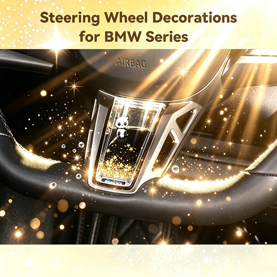 Black Interior Decorative Ornament for BMW