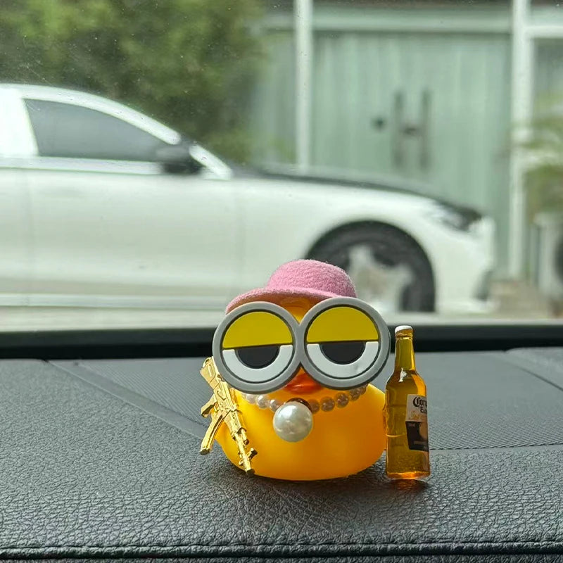 Funny Rubber Duck Dashboard Ornament – Single Set