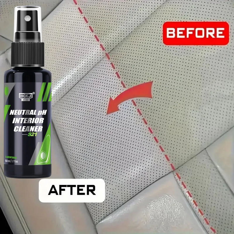 Waterless Automotive Interior Cleaner for Leather and Fabric