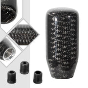 Carbon-Fiber-style Wave-shaped Manual Gear Shift Knob