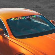 Performance Lettering Vehicle Decal – 98.5 × 6.8 cm