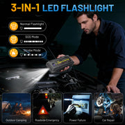 12V Portable Car Jump Starter & Battery Booster – 12,000–18,000mAh