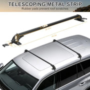 Universal Black Roof Rack Crossbar Set