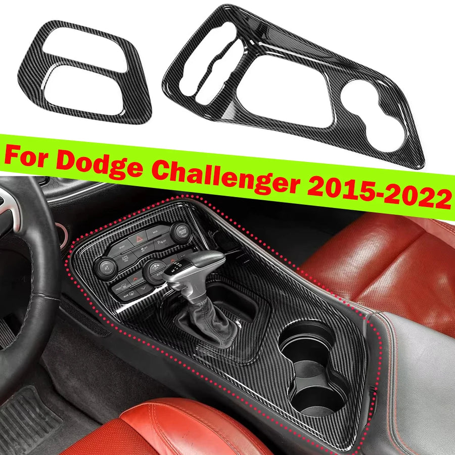 Center Console Shift Panel Cover for 2015–2022 Dodge Challenger