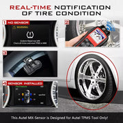 Autel MX-Sensor 315MHz/433MHz Programmable TPMS Sensor