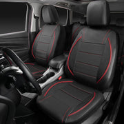Universal 5-seat Leather-look Car Seat Cover and Cushion Set