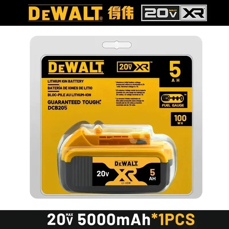 Genuine DEWALT 20V MAX Battery & Charger Options – 5Ah/6Ah
