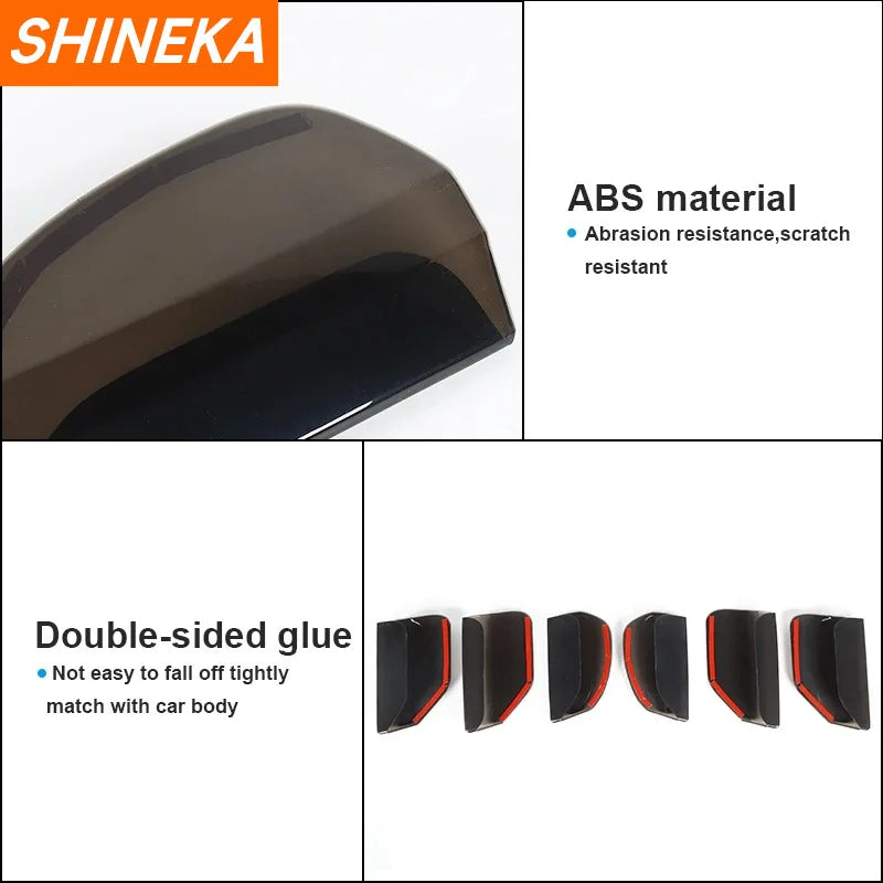 Smoked Taillight Cover Set – 2015–2017 Ford Mustang, 6-Piece