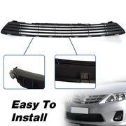 Gloss Black Bumper Cover & Grille Kit for 2011–2013 Toyota Corolla