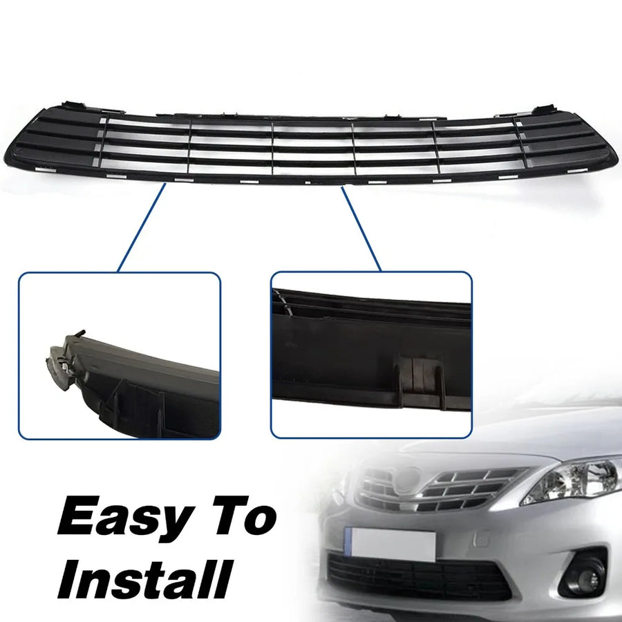Gloss Black Bumper Cover & Grille Kit for 2011–2013 Toyota Corolla