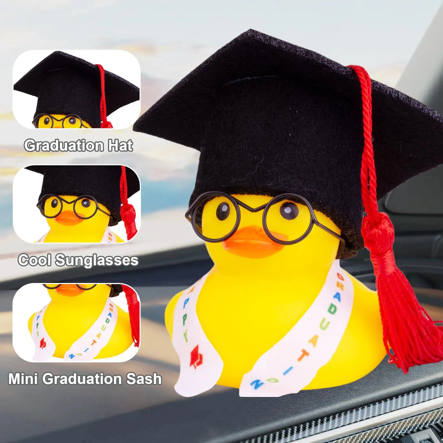Graduation Rubber Duck Ornaments – 6, 12 or 24 Pieces