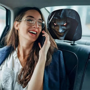 2-Piece Dark Clown Car Headrest Covers – Universal Horror Decor