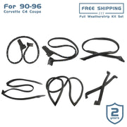 Chevrolet Corvette C4 Coupe Weatherstrip Seal Kit – 1990–1996