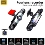 1080P 4-channel Dash Cam
