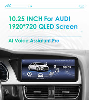 10.25-Inch CarPlay and Android Auto Display for Audi A4, A5, S4 and S5 2009–2016