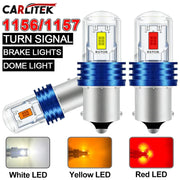 2-Piece 1156/1157/7440/7443 LED Brake/Reverse Light Bulb – Yellow/Red/White