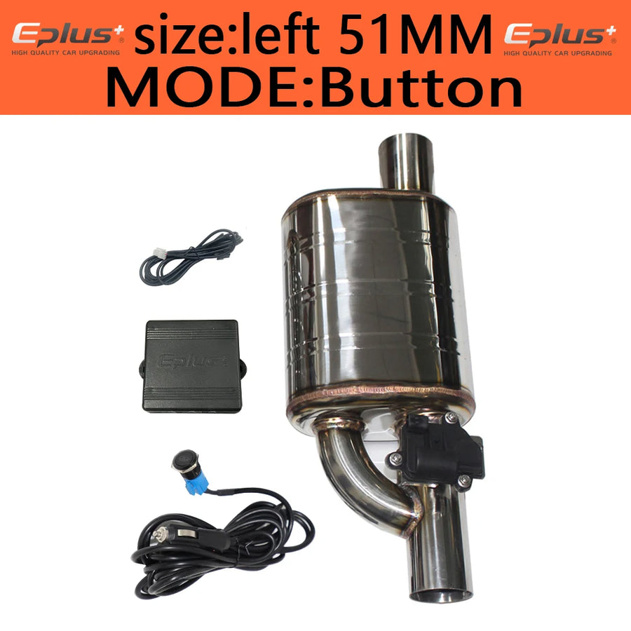 Universal Electric Exhaust Cutout Valve Kit