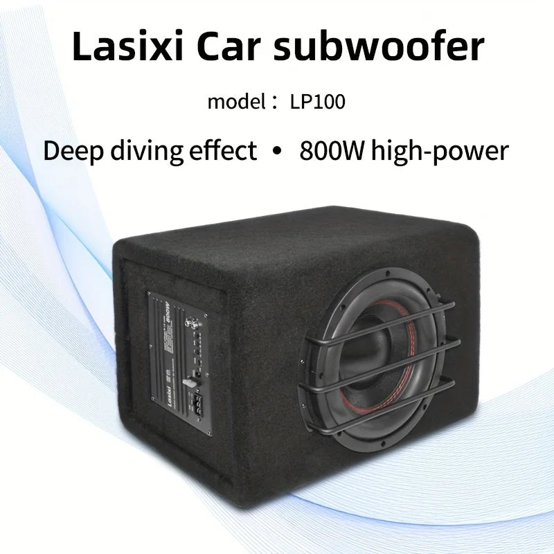 LP100 10-Inch 800W Max Powered Car Subwoofer