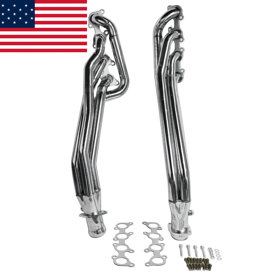 Stainless Steel Exhaust Header Set for Ford Mustang GT 2011-2016