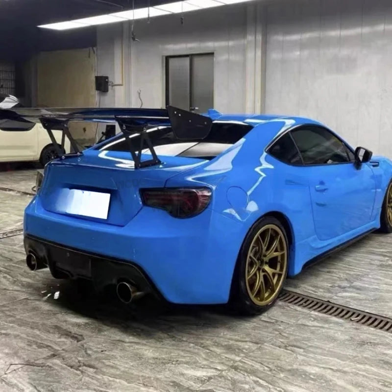 Universal Carbon-Fiber Double-Layer Rear Wing Spoiler