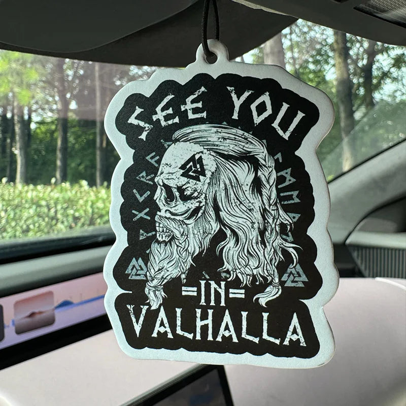 Valhalla Awaits - Viking Northern Warrior Gift Special Edition Cologne Car Air Freshener