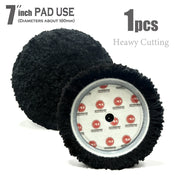 Wool Polishing Pad, 7-Inch Backing & 9-Inch Face