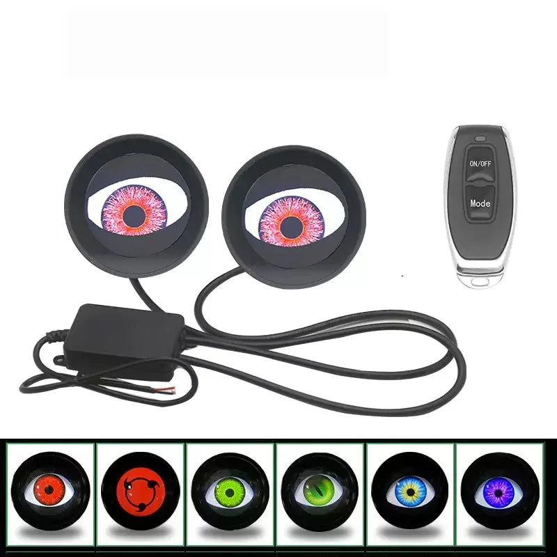 3-Inch Dynamic Devil-Eye LED Projector Light – 6 or 33 Modes