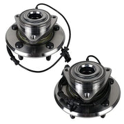 Pair Front Wheel Bearing and Hub Assembly Compatible with 2009-2010 Dodge Ram 1500, 2011 Ram 1500, 5 Lug W/ABS
