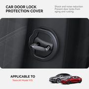 Door Lock Latch Cover Set for Tesla Model 3/Model Y