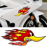Flame Bird Vinyl Car Sticker Decal
